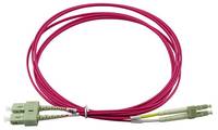 BLUEOPTICS - Duplex LWL Patchkabel LC-SC Multimode OM4 1 Meter
