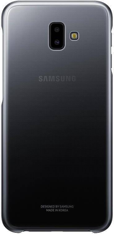 Original Hardcover Handyhülle für Samsung J6 Plus Schwarz EF-AJ610CBEGWW