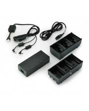 Zebra 3-Slot Battery Charger Connected via Y Cable Batterieladegerät Ausgangsanschlüsse: 3 Großbritannien und Nordirland Packung mit 2 für QLn 220