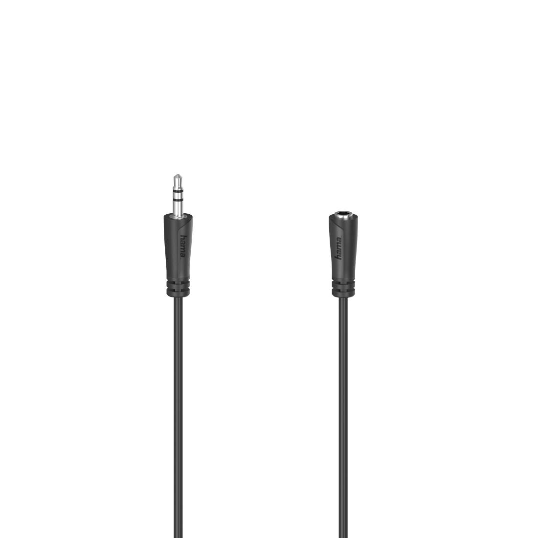 Hama Audio-Verlängerungskabel, 3,5-mm-Klinken-Stecker