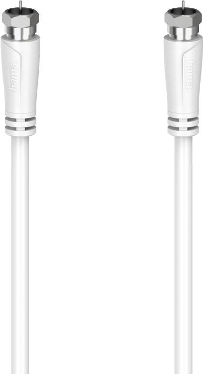 Hama Anschluss-/Verbindungskabel, a) von 1x F-Stecker, b) auf 1x F-Stecker, 3 Meter, doppelt geschir (00205064)