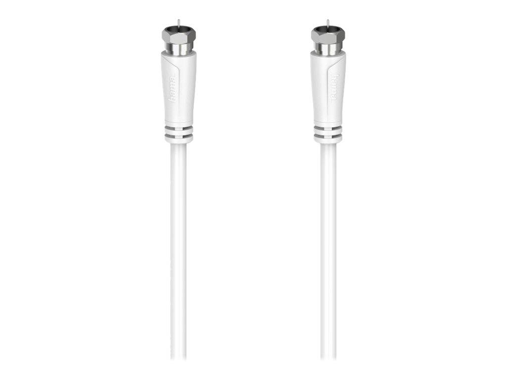Hama Essential Line - Antennenkabel - F-Stecker männlich zu F-Stecker männlich