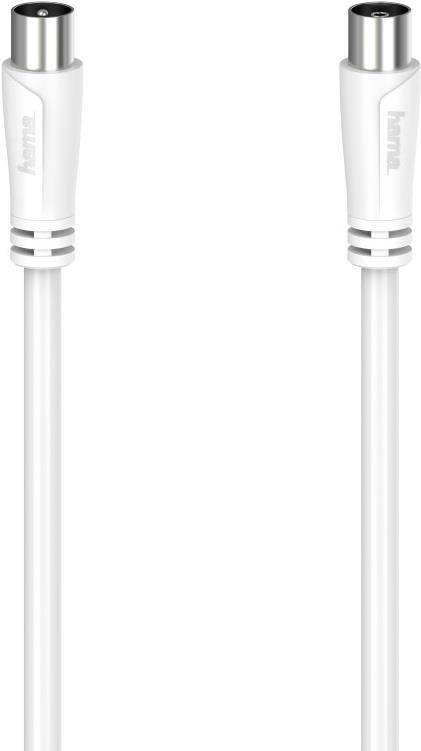 Hama 00205049 Koaxialkabel 10 m Koaxial Weiß (00205049)