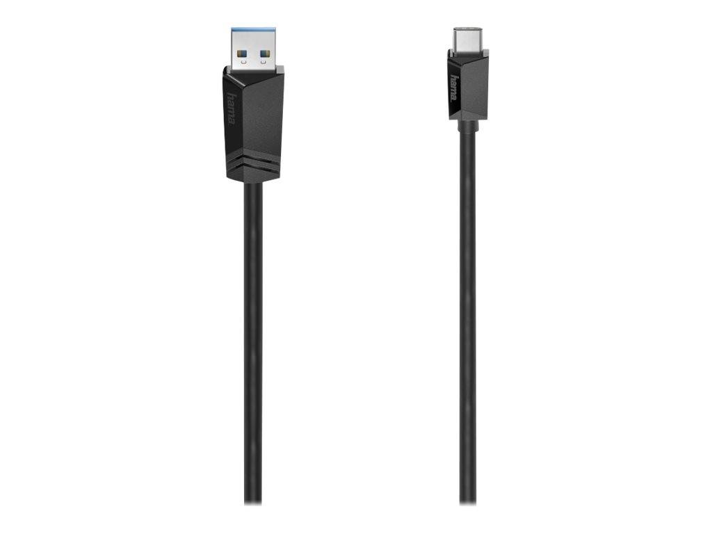 Hama - USB-Kabel - 24 pin USB-C (M) zu USB (M)