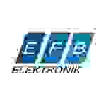 EFB Elektronik Bestückte Frontblende mit 6 x LC Duplex Kupplung OS2 horizontal