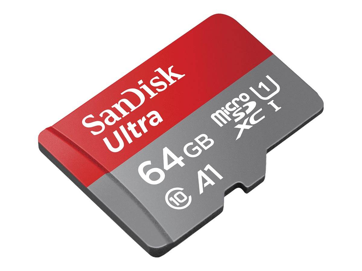 SanDisk Ultra - Flash-Speicherkarte (microSDXC-an-SD-Adapter inbegriffen)