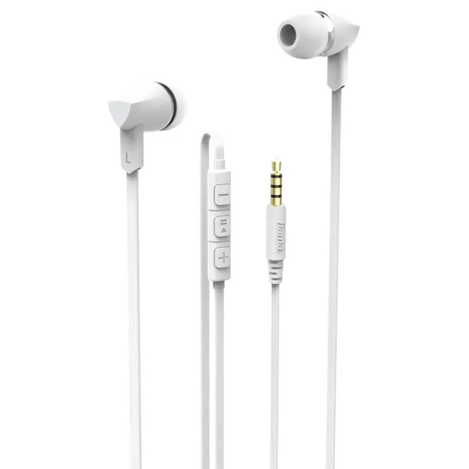 In-Ear-Headset JOY Flachbandkabel Weiß