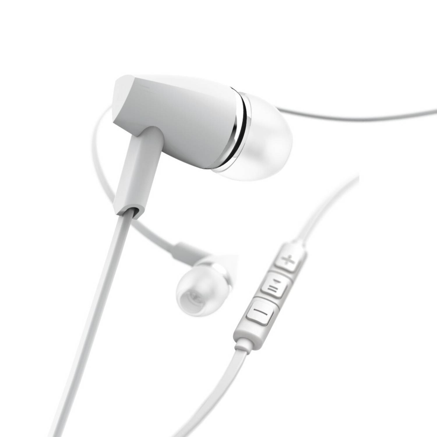 In-Ear-Headset JOY Flachbandkabel Weiß