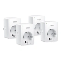 TP-LINK - Tapo P110 V1 - Smart-Stecker - mini - kabellos - 802.11b/g/n - 2.4 Ghz (Packung mit 4) TP-LINK - Tapo P110 V1 - Smart-Stecker - mini - kabellos - 802.11b/g/n - 2.4 Ghz (Packung mit 4)