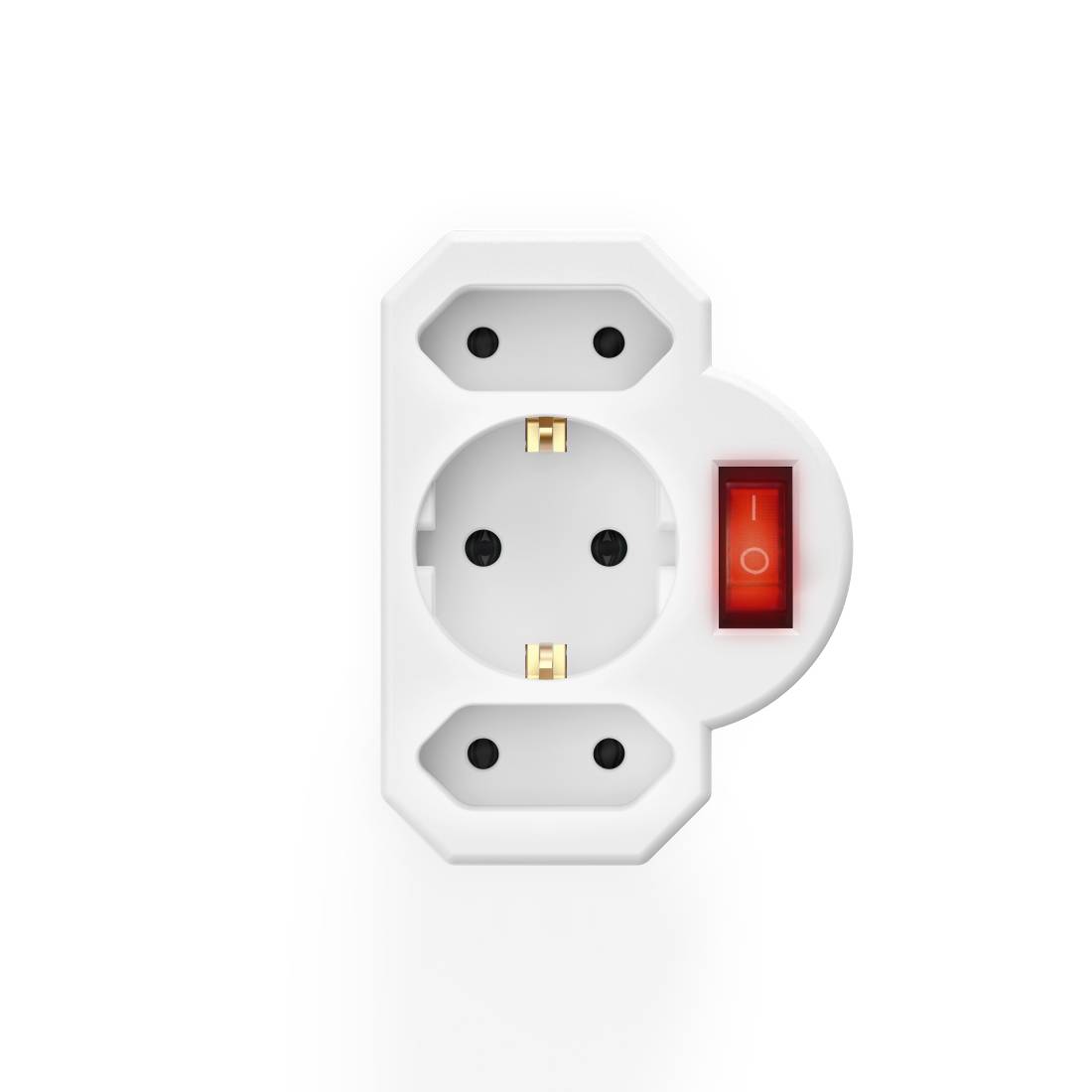 Hama 00223217 - Gerade - Gerade - Typ C (Euro-Stecker) - Typ C - Weiß