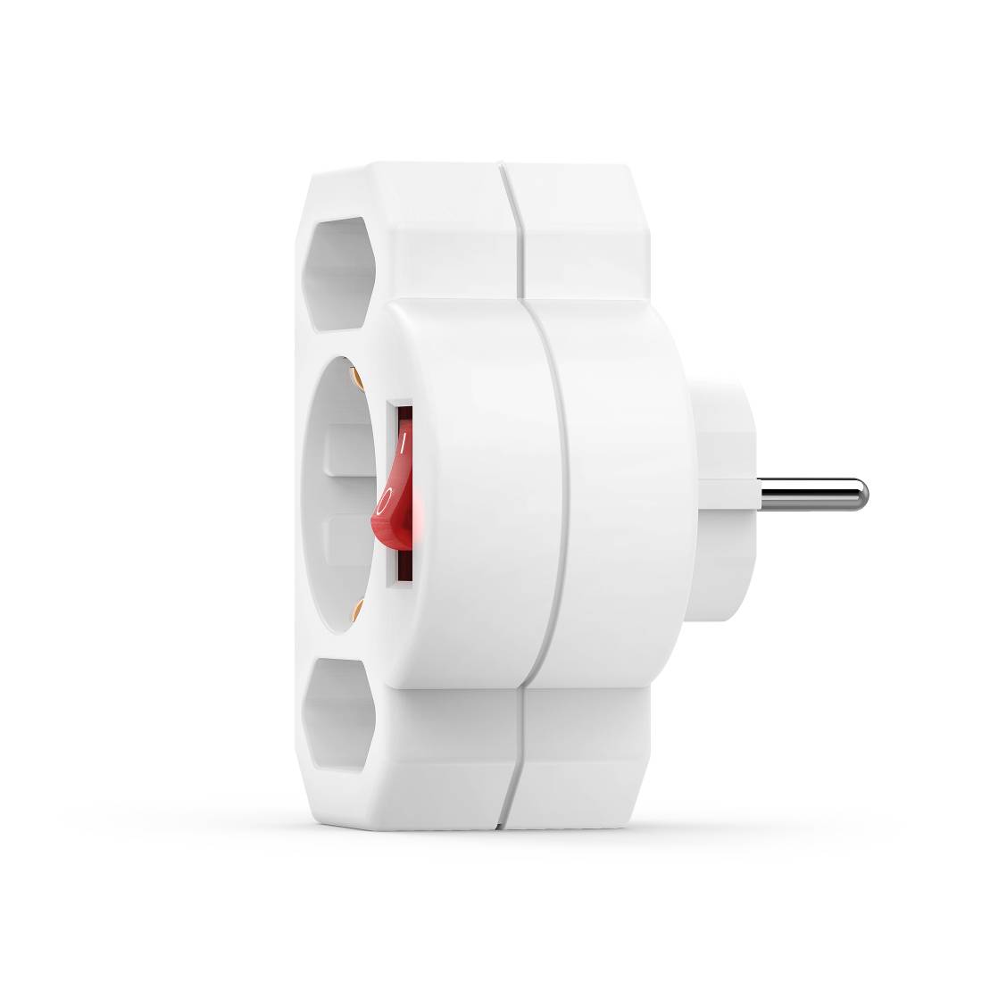 Hama 00223217 - Gerade - Gerade - Typ C (Euro-Stecker) - Typ C - Weiß