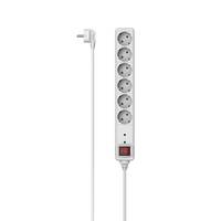 Hama 00223155 - 6 AC-Ausgänge - 3 m - Kabelgebunden - Weiß - 3680 W
