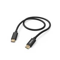 Hama Fabric - 1,5 m - USB C - USB C - USB 2.0 - 0,48 Gbit/s - Schwarz