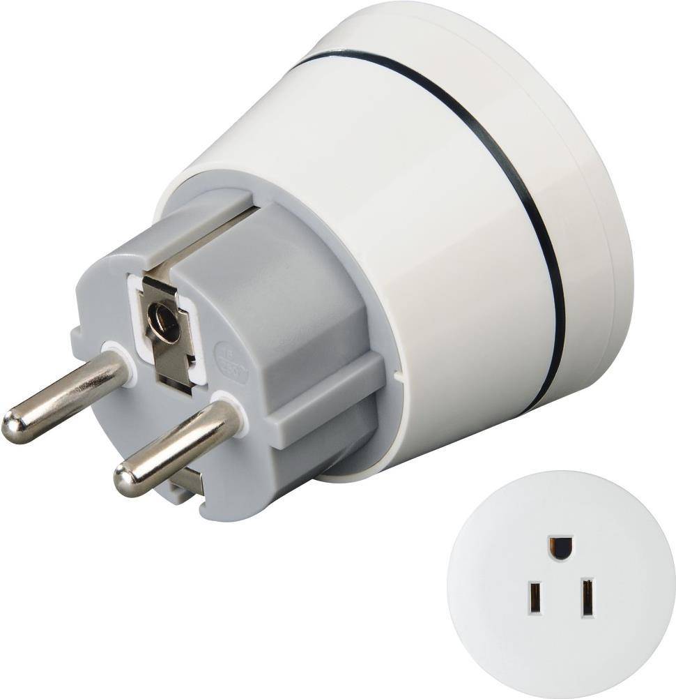 Hama Reiseadapter Typ A/B, 3-polig, für USA/Kanada