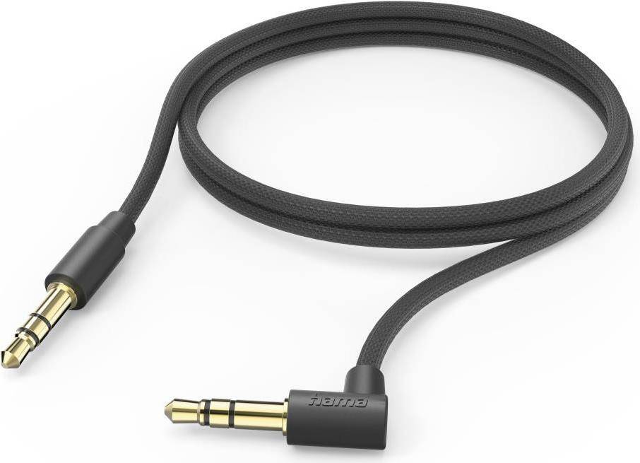 Hama 3,5mm Klinke Aux Kabel 1m Schwarz