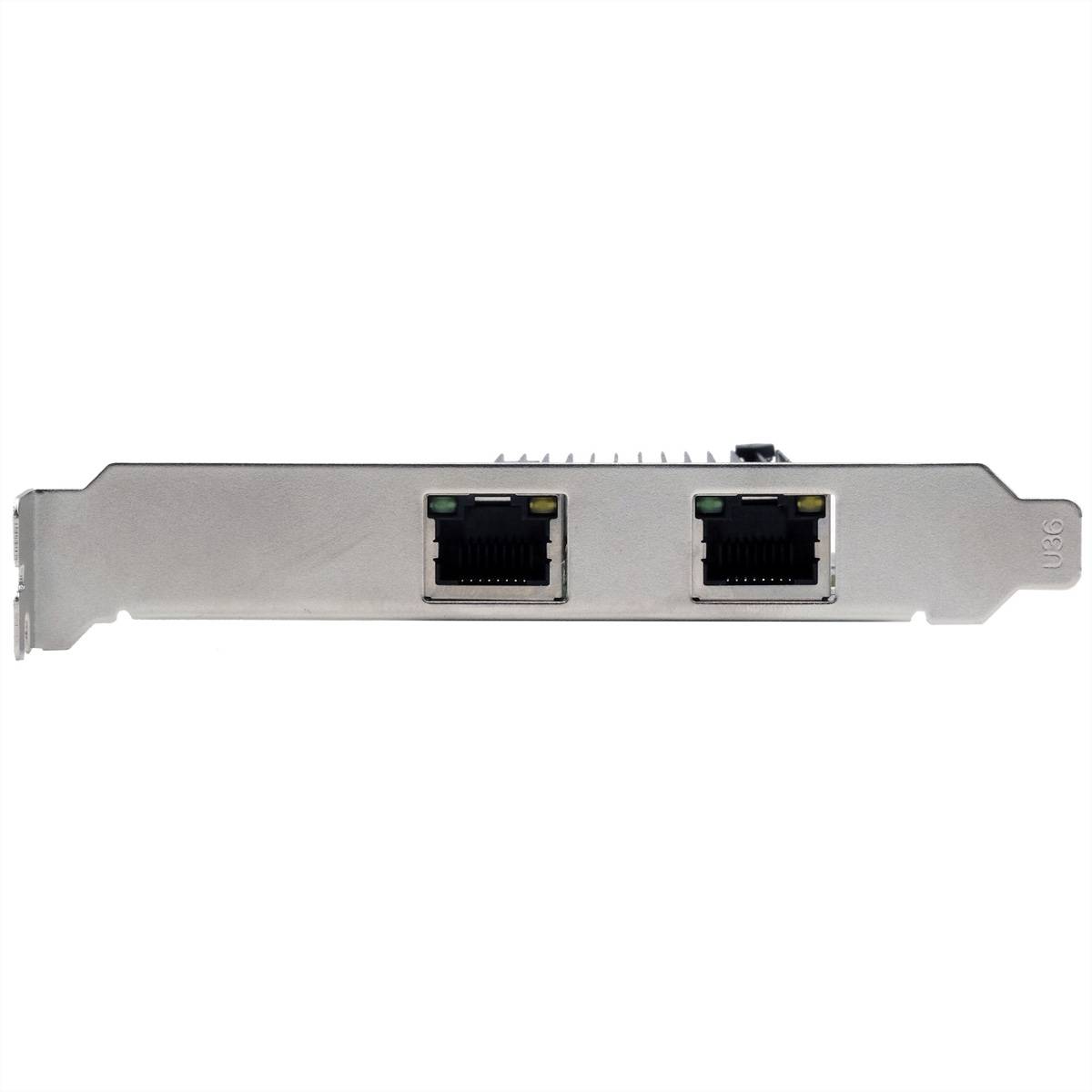 EXSYS EX-60112 2-Port 2.5Gigabit PCIe Netzwerkkarte