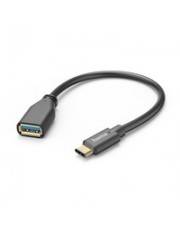 Hama USB-Adapterkabel OTG USB-C-Stecker USB-A-Buchse 15 cm Schwarz Digital/Daten 0,15 m
