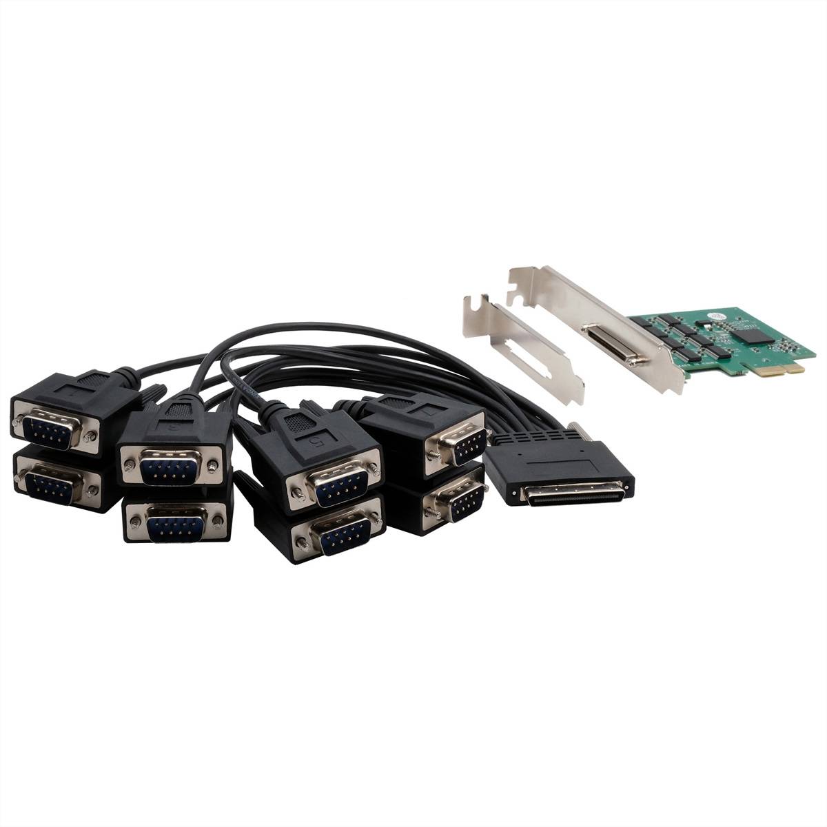 EXSYS EX-46028 8S Seriell RS-232 PCIe Karte