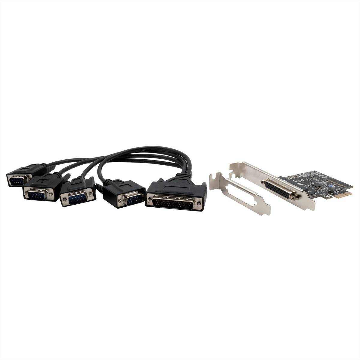 EXSYS EX-46024 4S Seriell RS-232 PCIe Karte