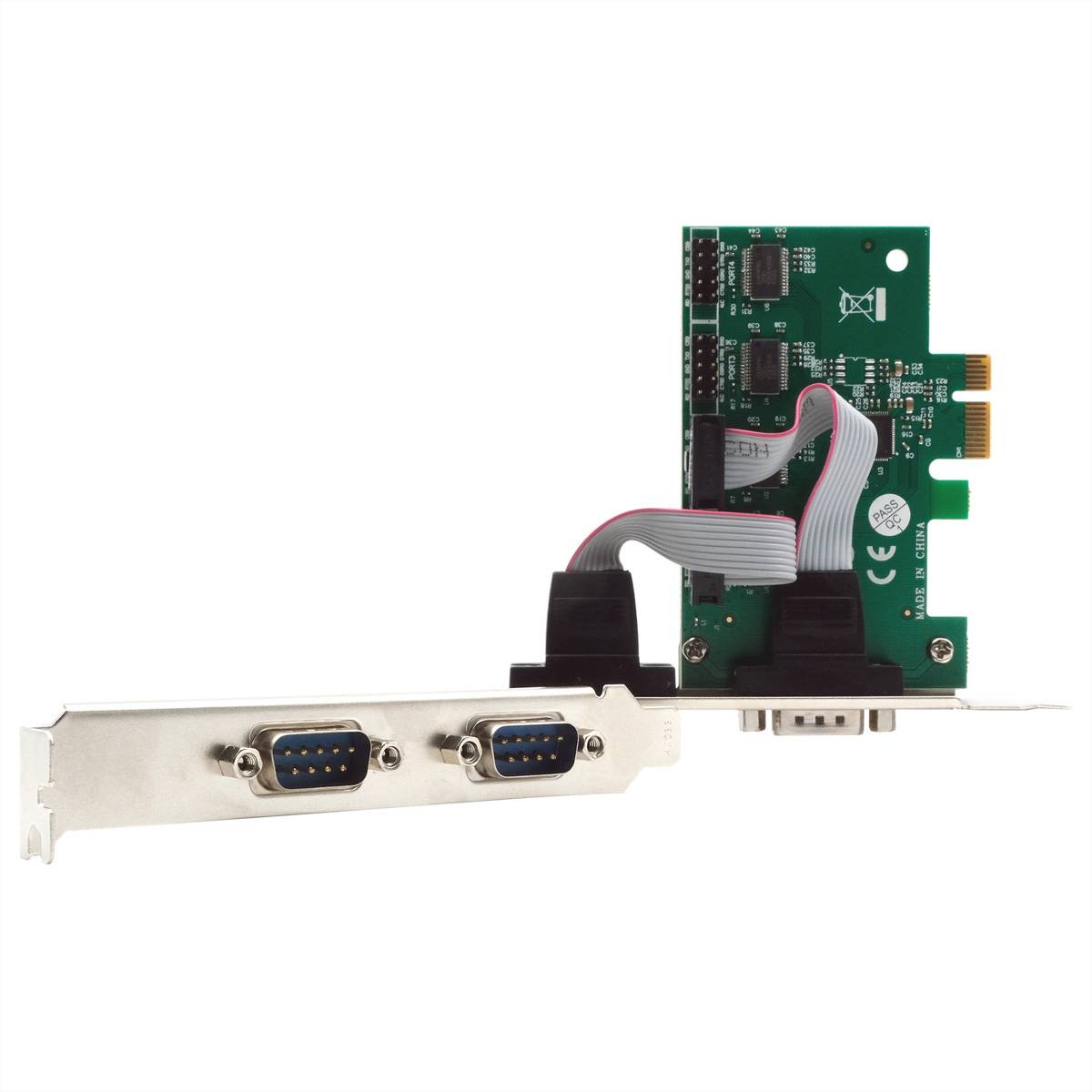 EXSYS EX-46014 4S Seriell RS-232 PCIe Karte