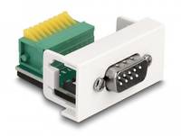 Delock - Easy 45 - Einrastmodul - 9-poliger D-Sub (Stecker)