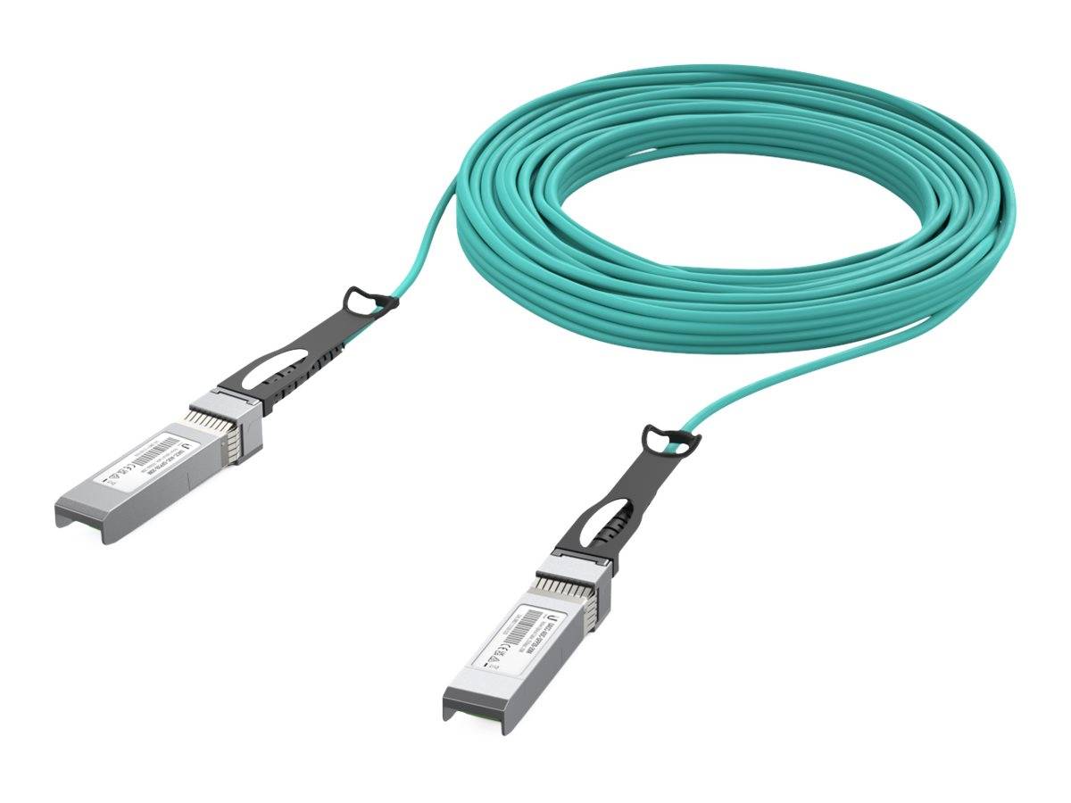 Ubiquiti - 25GBase-AOC Direktanschlusskabel - SFP28 zu SFP28 - 20 m - 3 mm - Glasfaser - Active Optical Cable (AOC)