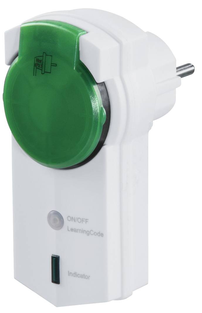 HAMA Funksteckdose, IP44, 30m Reichweite, spritzwassergeschützt, weiß