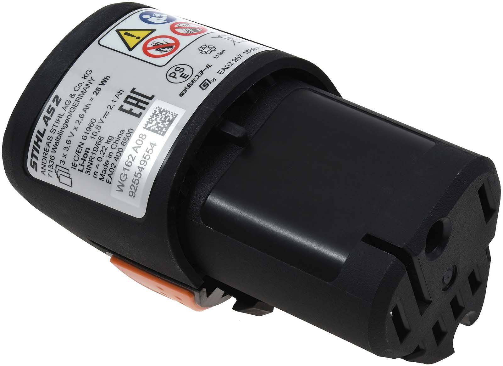 STIHL Akku AS2 28Wh Li-Ion 10,8V 2600mAh Li-Ion, 10,8V, Li-Ion