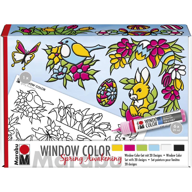 Marabu Window Color Fun and Fancy "Spring Awakening"