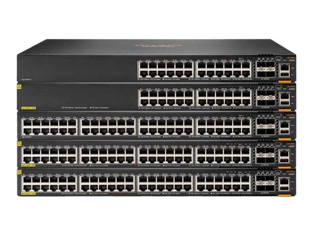 HPE Aruba 6200M 36G 12SR5 Class6 PoE 4SFP+ Switch - Switch - max. Stapelentfernung 10 km - L3 - managed - 36 x 10/100/10