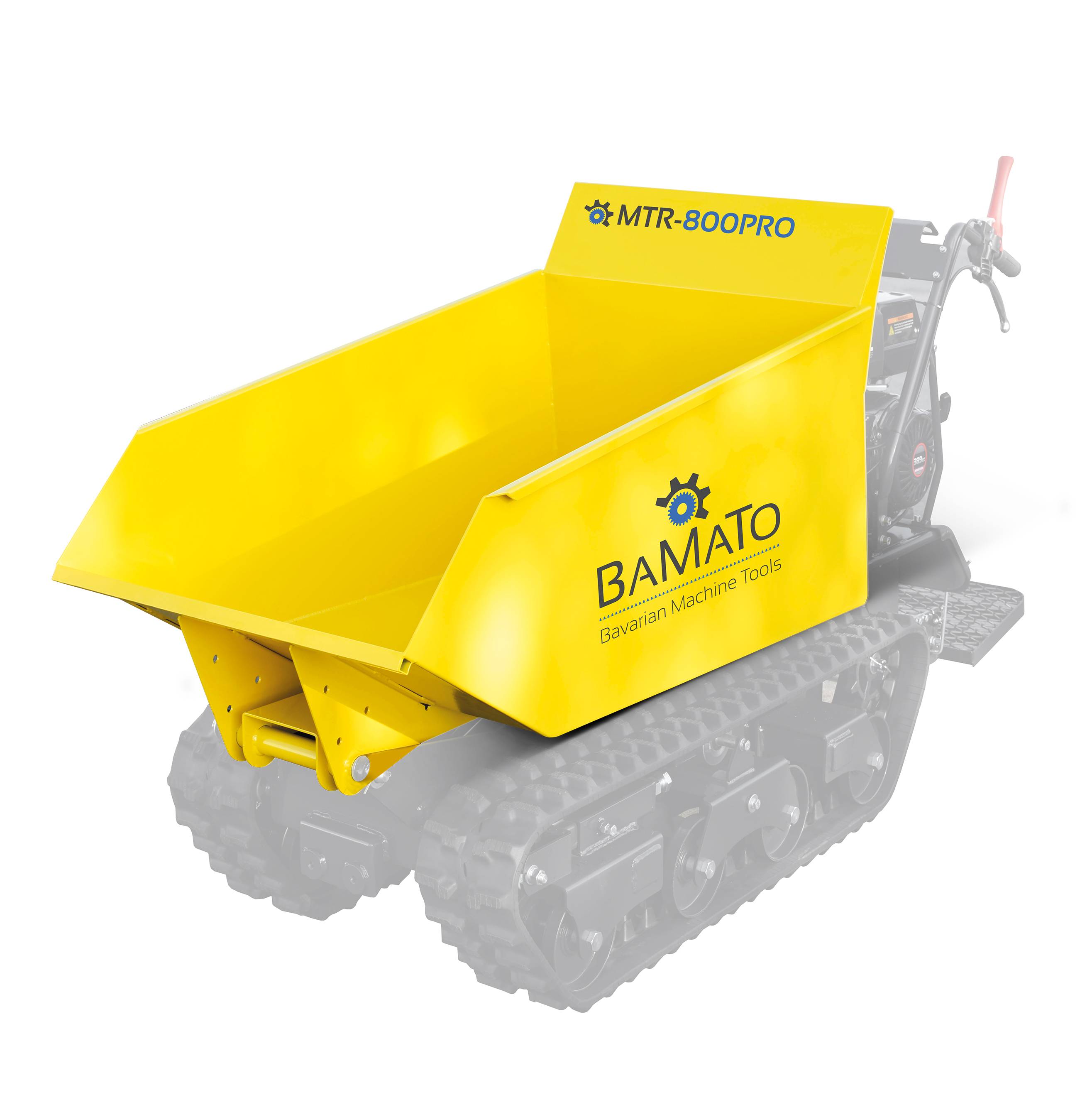 BAMATO gerade Schüttmulde für Raupendumper MTR-800PRO