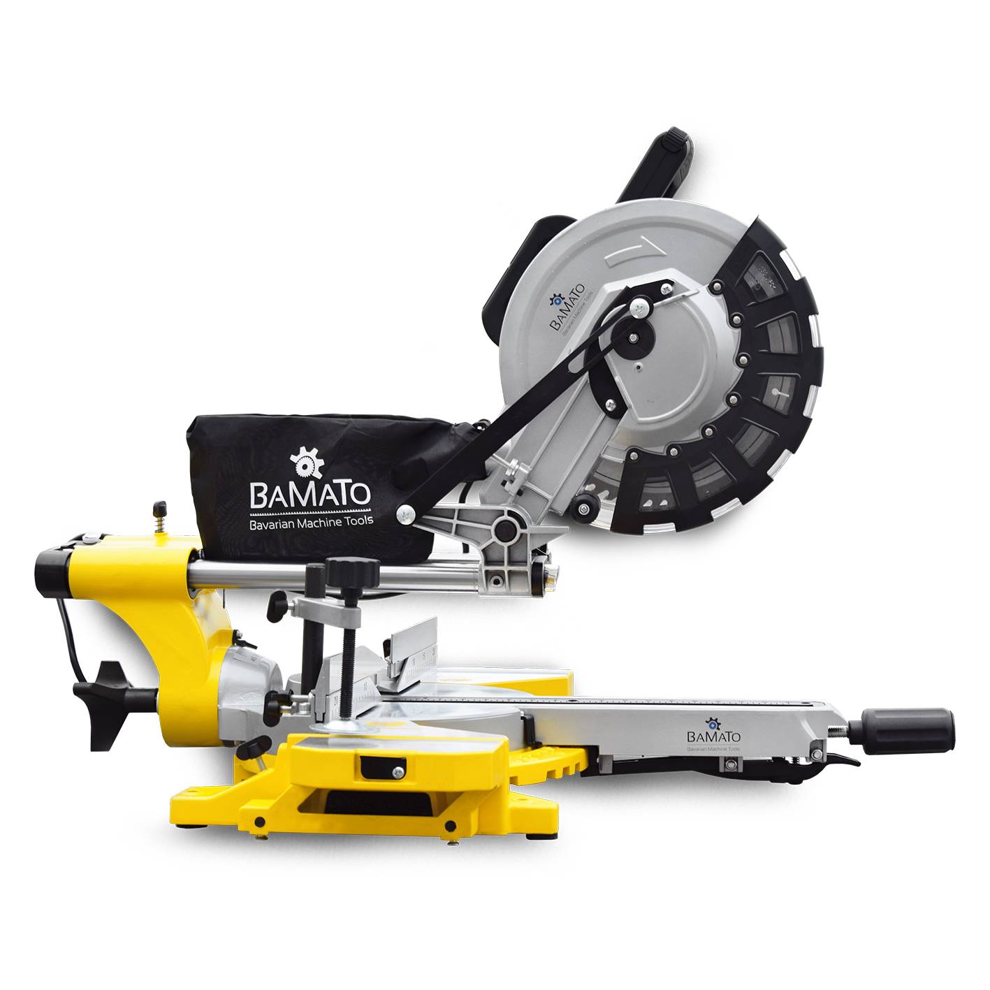BAMATO Zug- Kapp- und Gehrungssäge KP-255 inkl. 2x Sägeblatt
