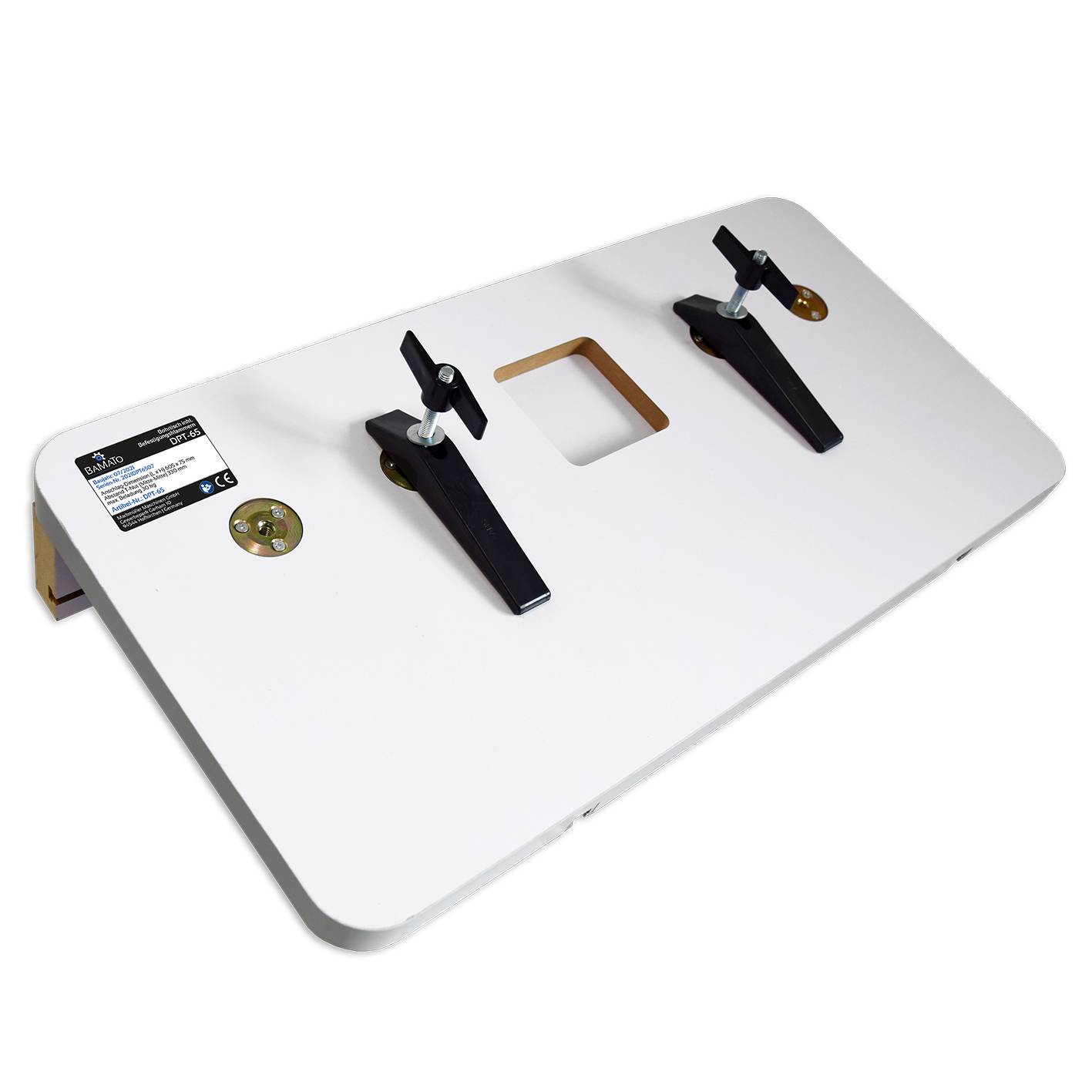 BAMATO Bohrtisch DPT-65 mit Befestigungsklammern