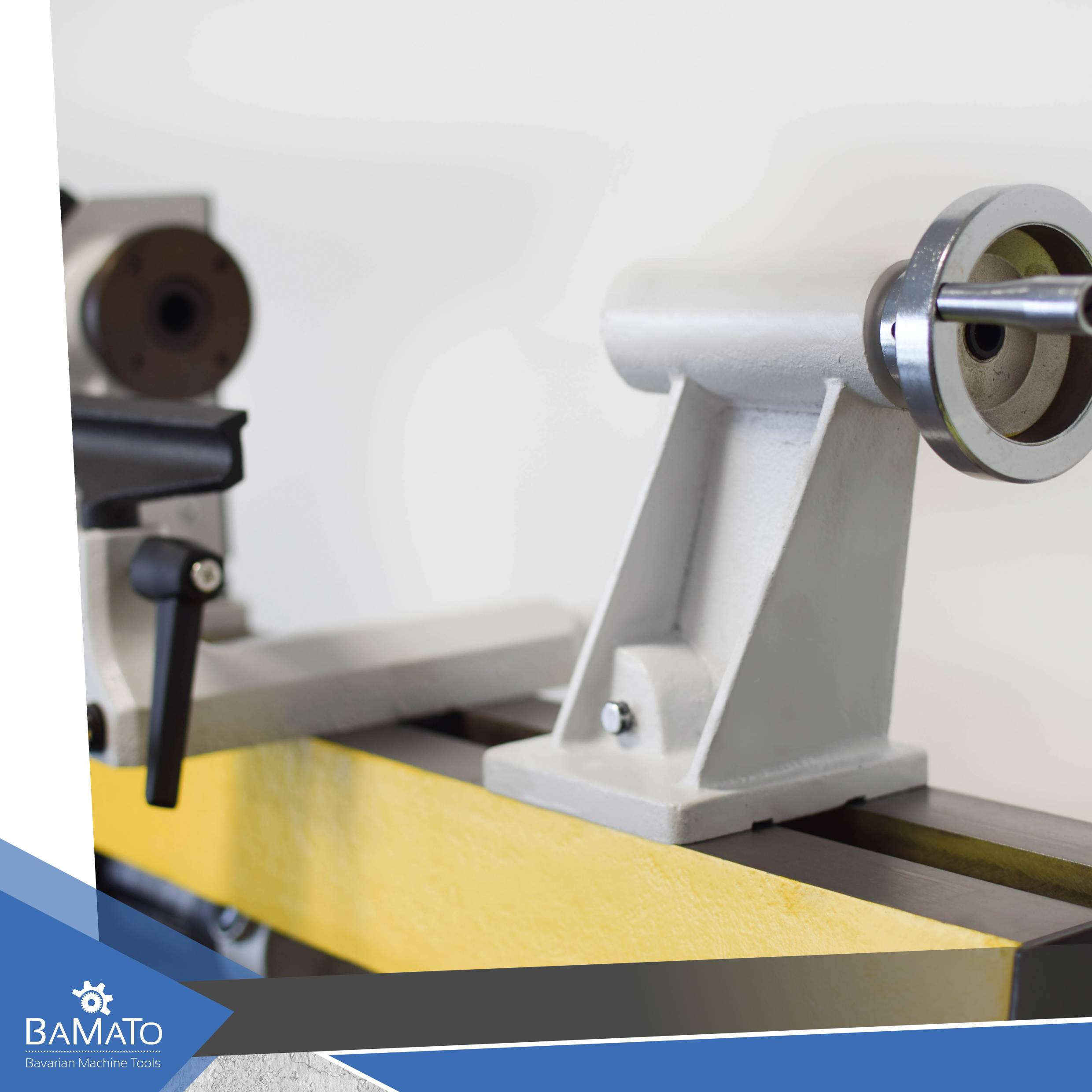 BAMATO Drechselmaschine WL-460V mit 6-tlg. HSS-Drechselsatz
