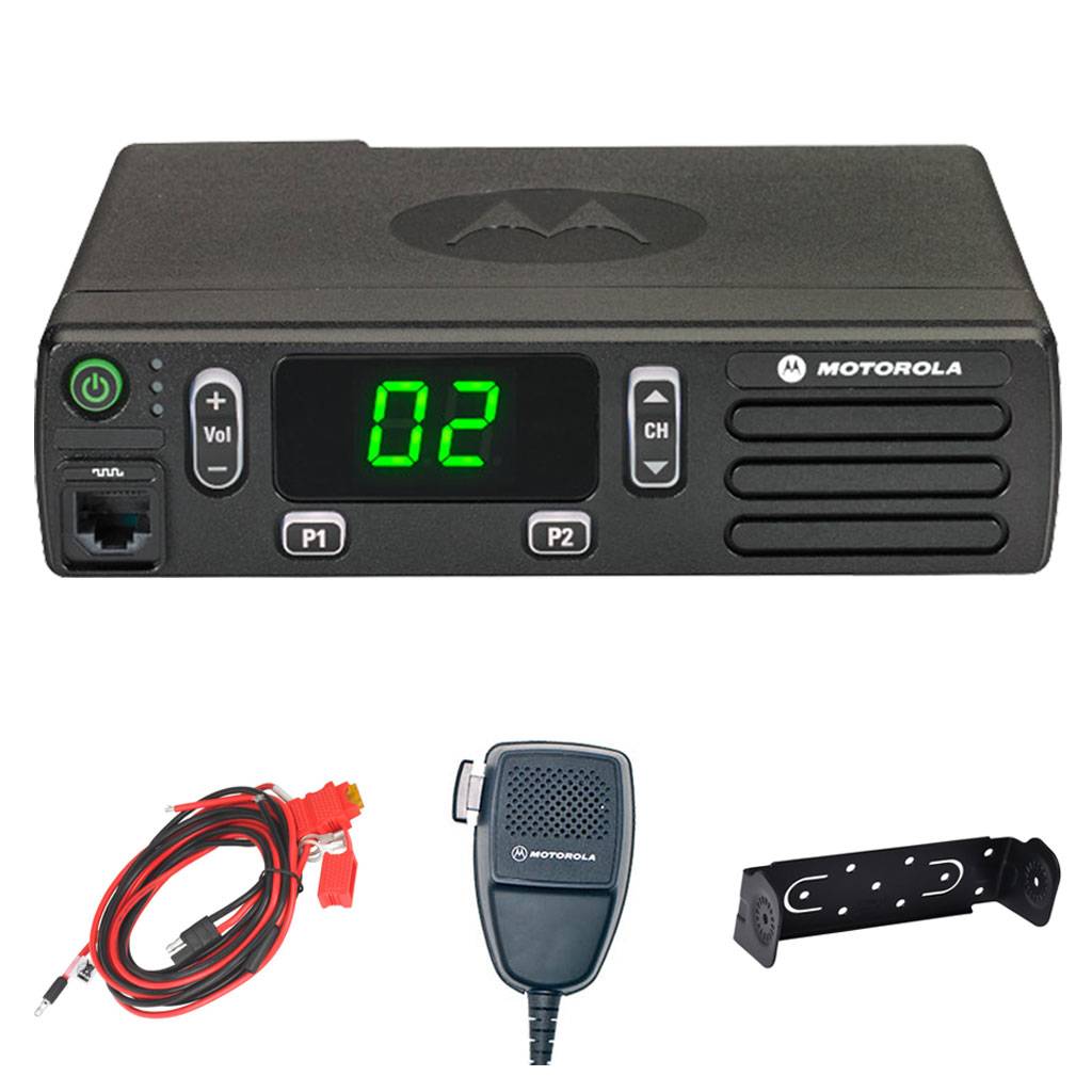 SET Motorola DM1400 Analog VHF 136-174 MHz Mikrofon Montagewinkel MDM01JNC9JC2AN