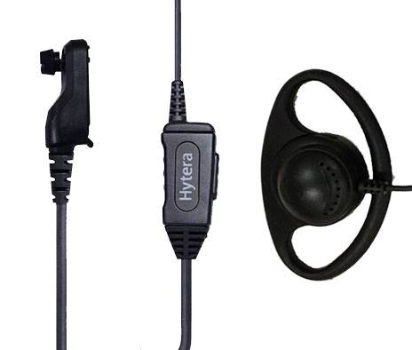 Hytera Ohrhänger D förmig BP515 BP565 AP515 AP585 EHN37-P