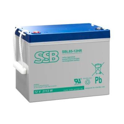 SSB Blei-Akku SSB SBL330-12HR (ehemals SBL 85-12HR) Hochstrom 12V M8 Gewinde 258x166x210mm