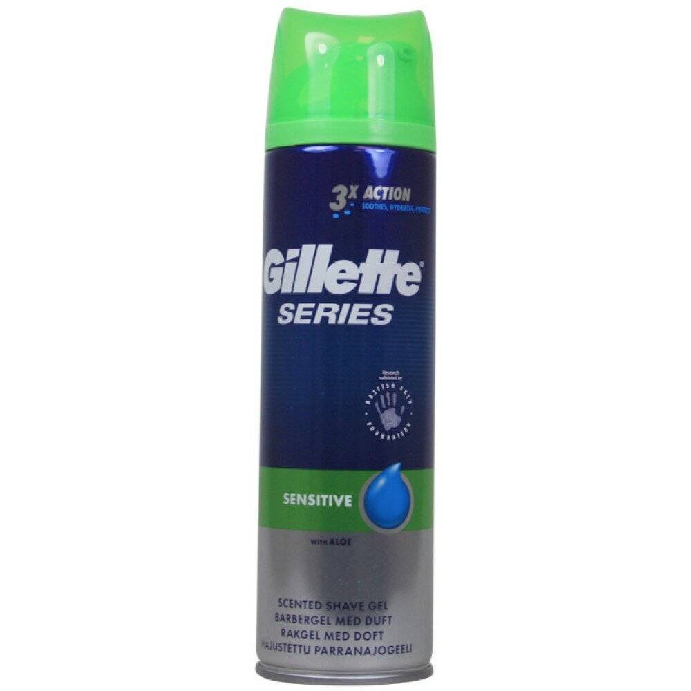 Gillette Series Sensitive Skin Rasiergel für empfindliche Haut