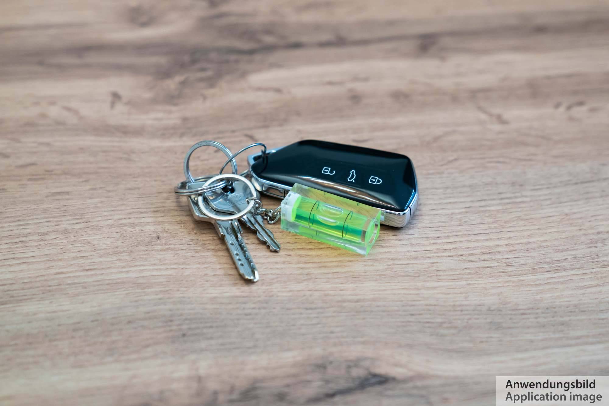 kabelmeister® Wasserwaage mit Schlüsselanhänger