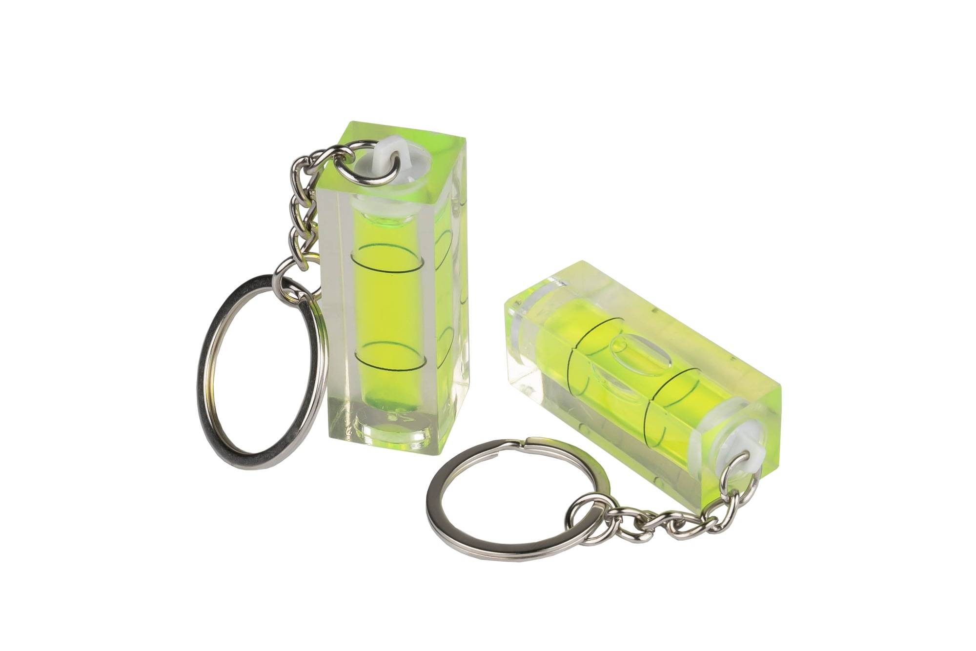 kabelmeister® Wasserwaage mit Schlüsselanhänger - 2er-Set