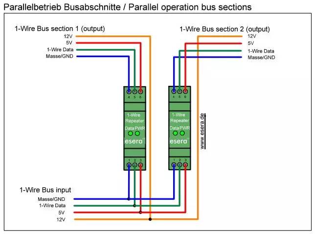 ESERA 1-Wire Repeater V2