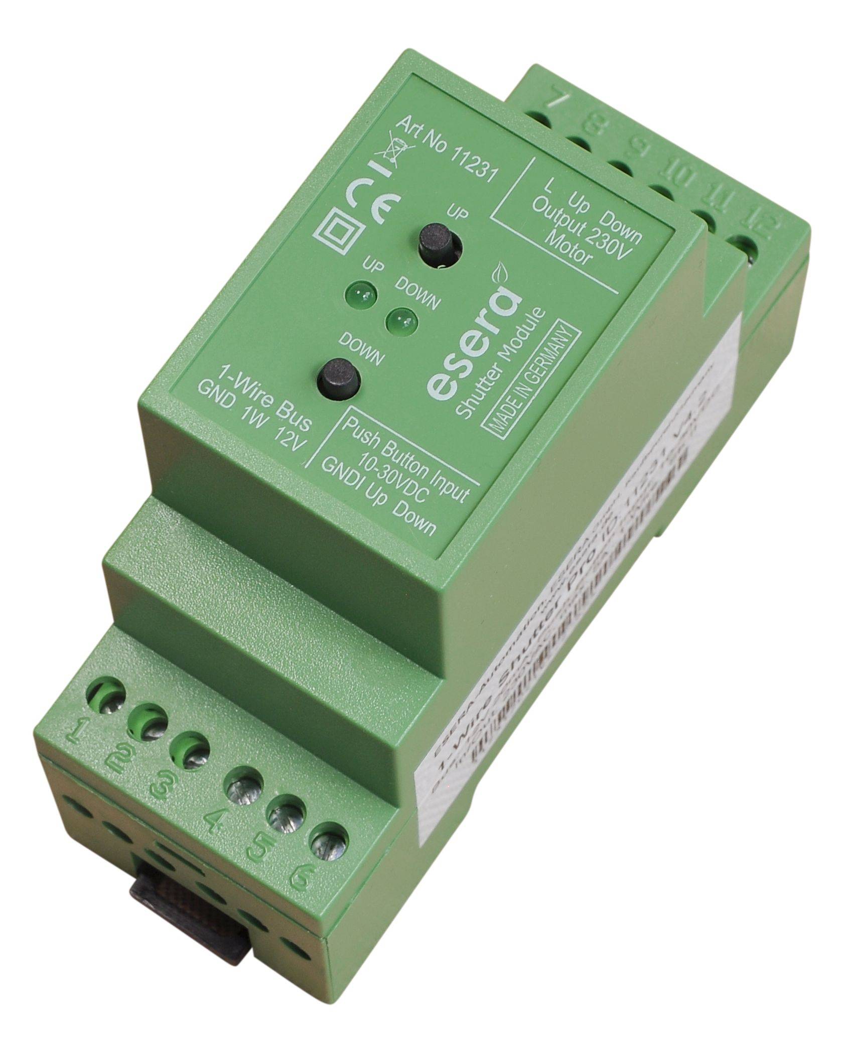 DI/DO (Digital Input/Output) 1-Wire Shutter Pro Rolladensteuerung mit Tastereingängen