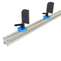 SCHMIDT systemprofile Längenanschlag C 2m Aluminium-Profil Säge-Anschlag Links-Rechts Maßband 2x Ablängklappe SCHMIDT systemprofile Längenanschlag C 2m Aluminium-Profil Säge-Anschlag Links-Rechts Maßband 2x Ablängklappe