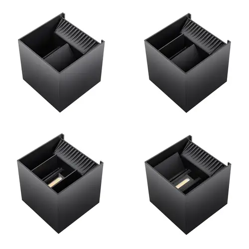 PremiumX Wandleuchte LWS20B LED Schwarz 20W 1420 LM Wandlampe Leuchte Lampe Innen Außen IP65 PremiumX Wandleuchte LWS20B LED Schwarz 20W 1420 LM Wandlampe Leuchte Lampe Innen Außen IP65