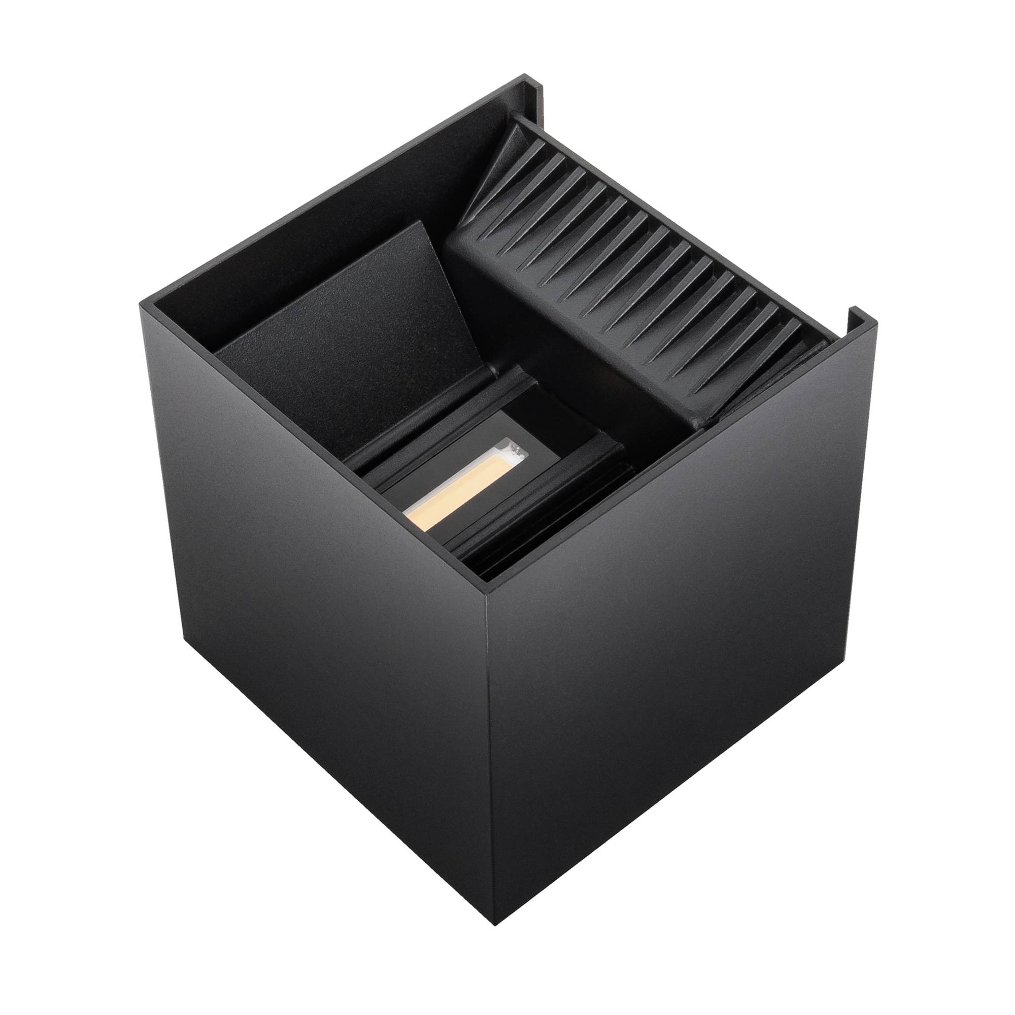 PremiumX Wandleuchte LWS20B LED Schwarz 20W 1420 LM Wandlampe Leuchte Lampe Innen Außen IP65