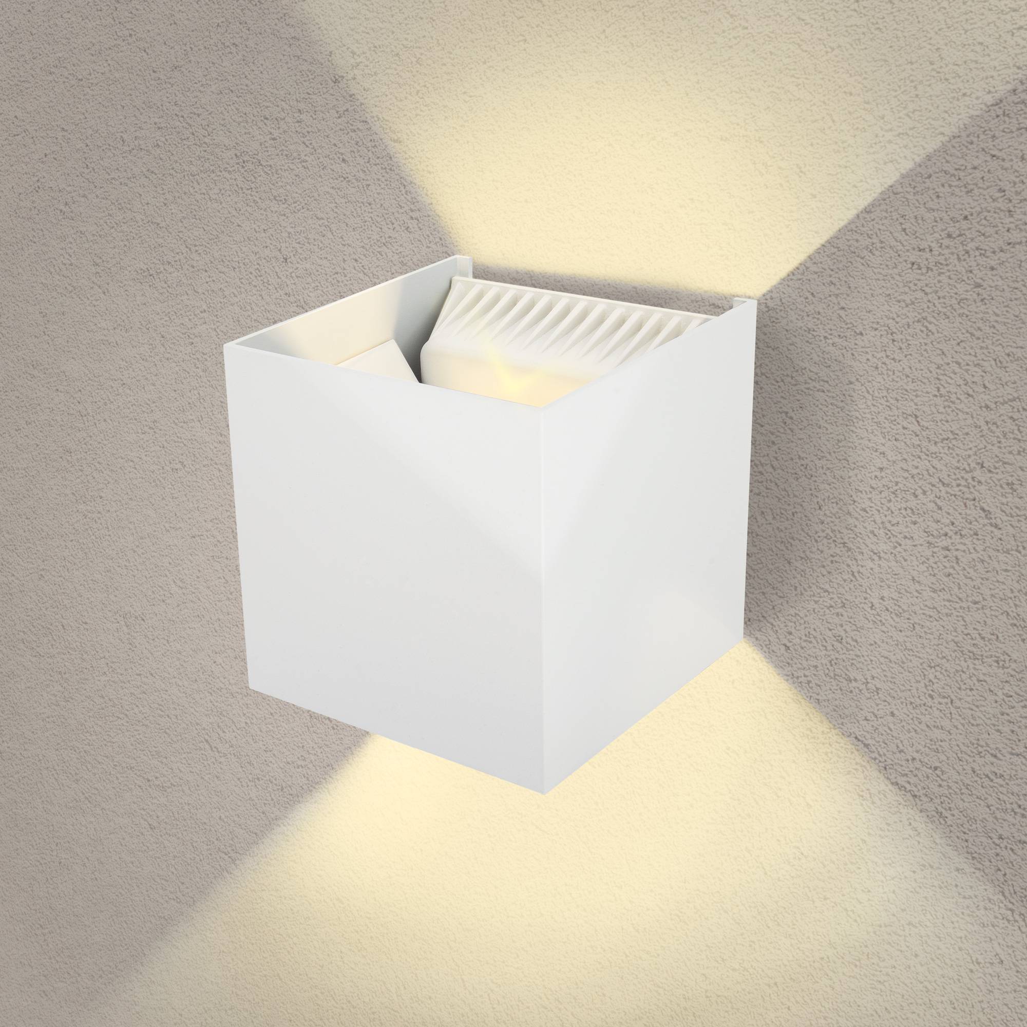 PremiumX Wandleuchte LWS20W LED Weiß 20W 1420 LM Wandlampe Leuchte Lampe Innen Außen IP65