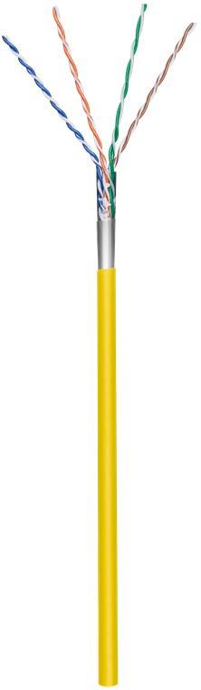 goobay CAT 5e Netzwerkkabel F/UTP gelb 100 m