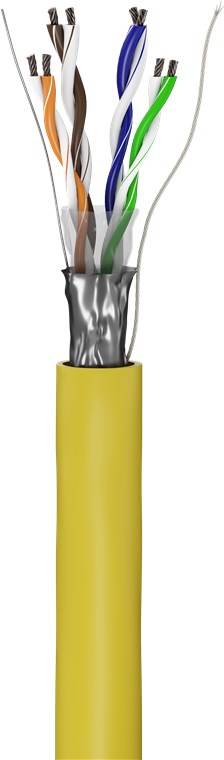 goobay CAT 5e Netzwerkkabel F/UTP gelb 100 m