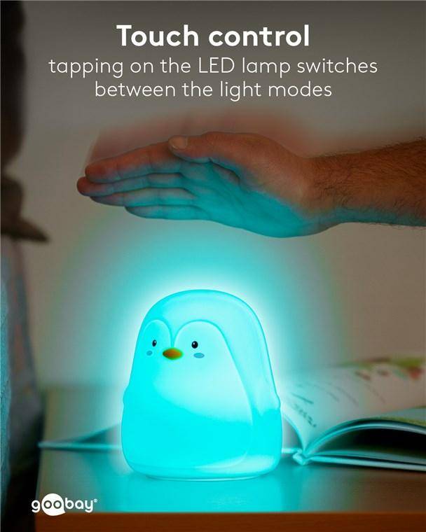 Goobay LED-Nachtlicht "Pinguin"
