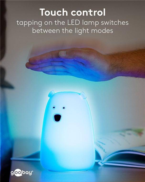 Goobay LED-Nachtlicht "Eisbär"